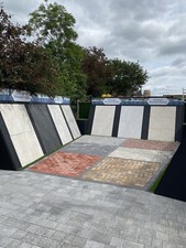 Porcelain paving patio slabs