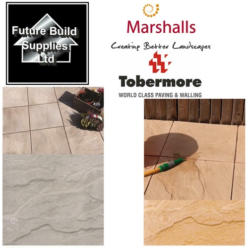Paving slabs buff natural - ,