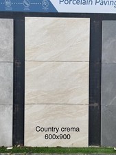 Ivory/beige porcelain paving